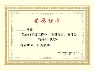 榮譽(yù)證書(shū)4